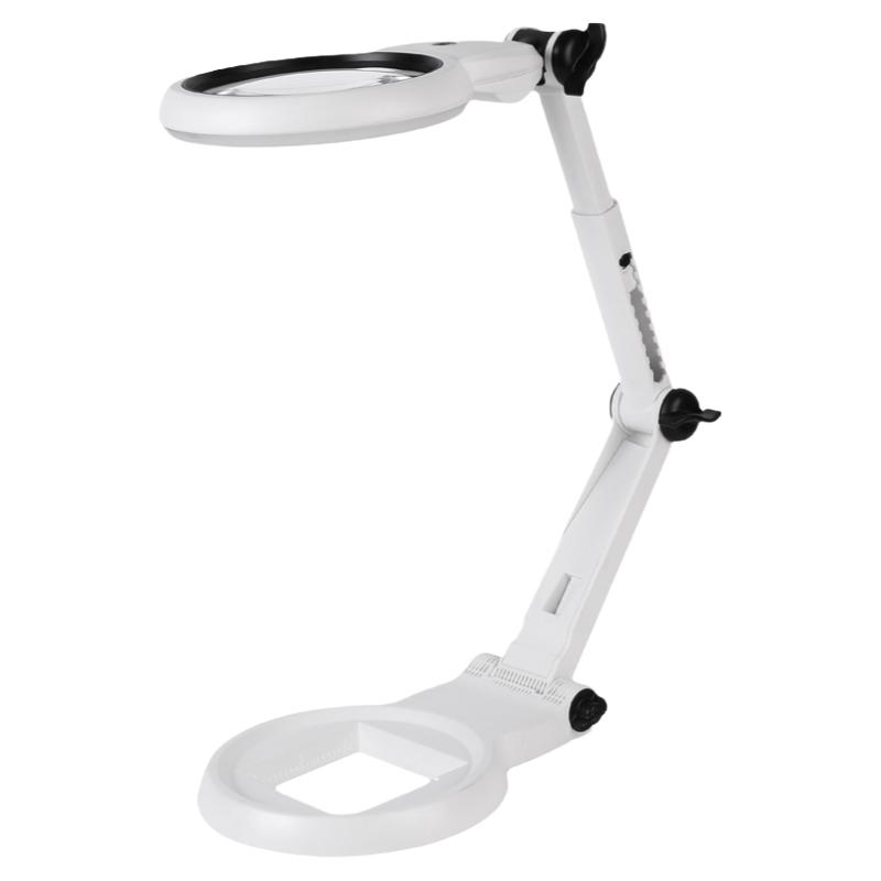 太阳火手持台式高倍12倍放大镜带LED灯测量尺高清8倍手工雕刻老人阅读用扩大镜电子主板IC芯片维修焊接贴片