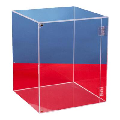 定制一体透明亚克力磁吸开门