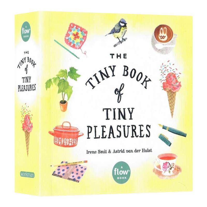 Flow杂志：关于小快乐的小书 英文原版 The Tiny Book of Tiny Pleasures 小确幸之书 手帐纸作 插画艺术 英文版进口英语书籍
