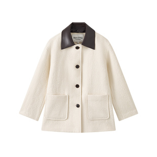 【自营】Marc O'Polo2025秋冬新款可拆卸拼接翻领一手长大衣女