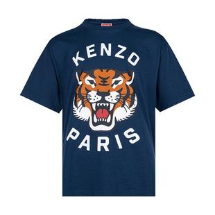 KENZO/高田贤三男Lucky Tiger 全棉宽松版短袖T恤男士春夏新款XY