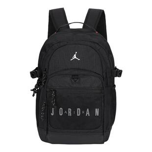 NIKE耐克双肩包男包女包Jordan运动包黑色背包学生书包II6455-010