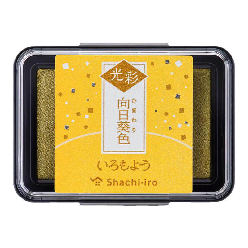 旗牌Shachihata和风多色印台珠光