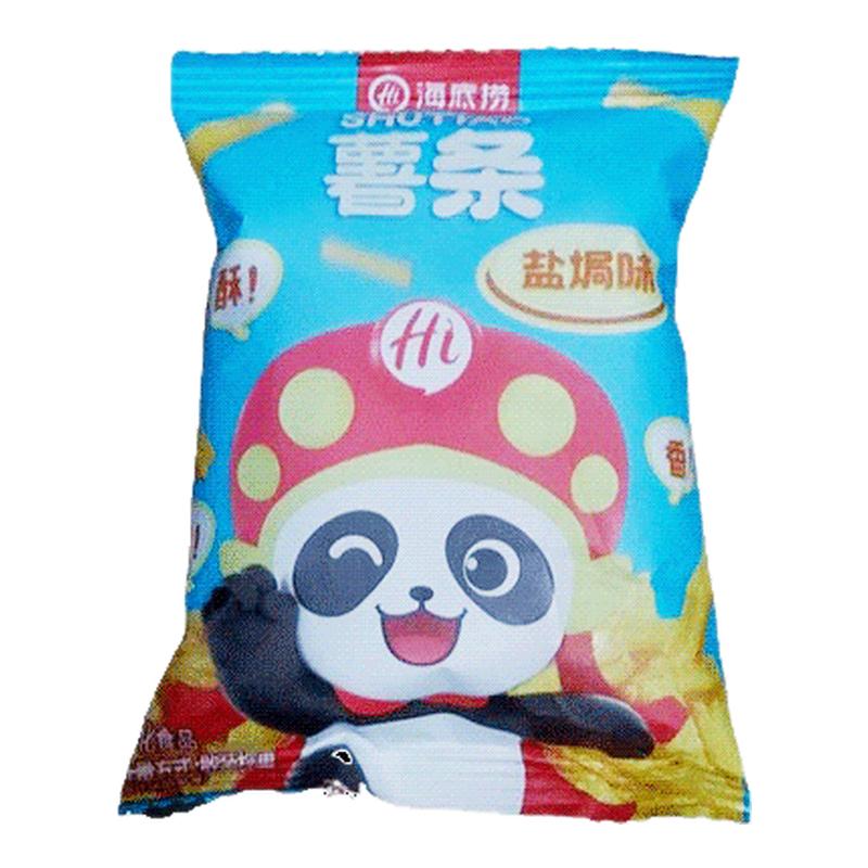 海底捞小零食盐焗味薯条麻花锅巴虎牙脆火锅门店同款零食小包装