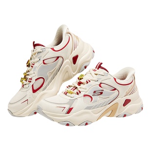 Skechers斯凯奇马年新年款时尚潮流男女鞋厚底闪穿老爹鞋 802030