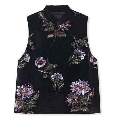 新中式中国风新款复古马甲背心女