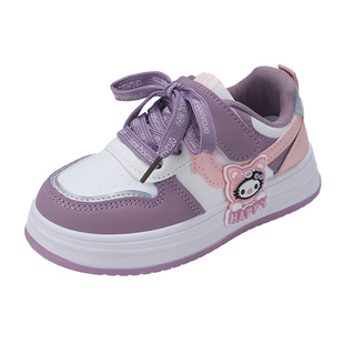 儿童小白鞋男女童鞋2026新款春秋季女孩公主运动板鞋休闲软底百搭