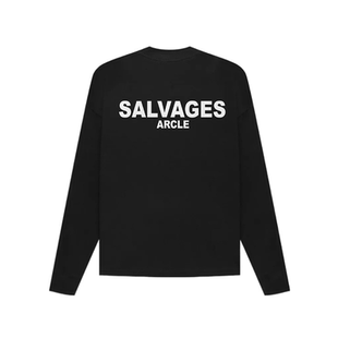 SALVAGES新款长袖t恤叠穿潮流内搭宽松挺阔落肩美式纯棉高级上衣