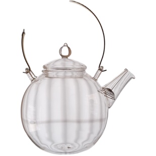 VAST无垠器皿| 耐热玻璃壶电陶炉烧水壶日式手工养生壶花茶提梁壶