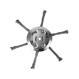 锂电割草机钢丝打草头3刀6刀碗型耐磨钢丝打草头林园除草机通用配