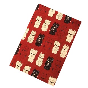 真我  千万两 和风手工布艺书衣书套a5a6可调节手帐书衣笔记事本