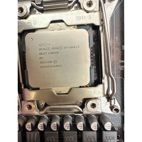 可维修议价  至强E52666V3处理器x99主板D3成色还可以有点使用痕