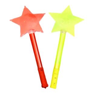 发光荧光棒演唱会气氛应援五角星仙女棒闪光卡通儿童无毒道具批发