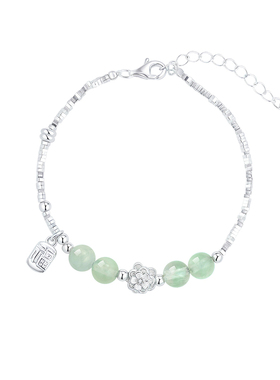 阿吉豆手链招财纳福碎银子手串