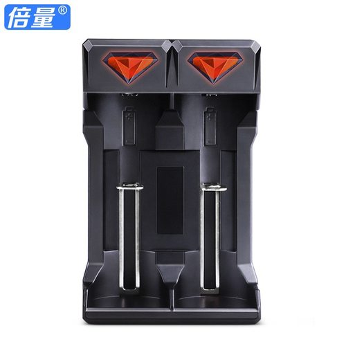 倍量18650锂电池充电器3.7V/4.2V21700充双USB充电器智能槽可