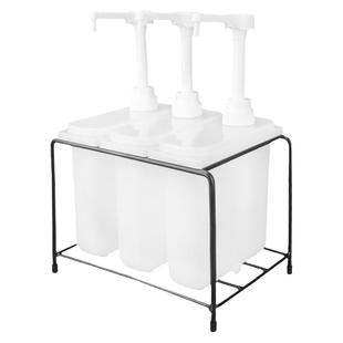 奶茶店压汁壶糖压瓶手压式糖浆挤压瓶果糖按压瓶压泵嘴定量器30cc