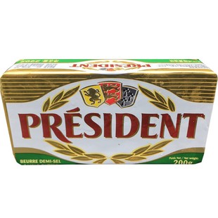 President Salted Butter总统咸味有盐黄油块动物发酵烘培原料用