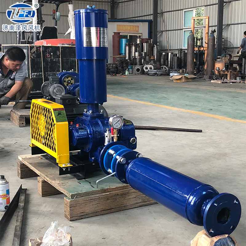 55千瓦75千瓦气力输送风机双油箱鼓风机鱼塘养殖增氧机罗茨鼓风机