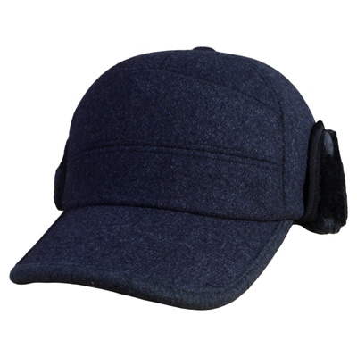 大号中老年帽子男冬天老人毛呢护耳爷爷大码加厚保暖棒球帽大头围