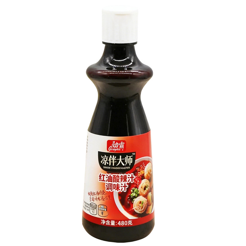 劲霸红油酸辣汁480克炒菜调味料