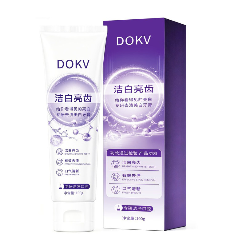 DOKV美白去渍清新口气牙膏