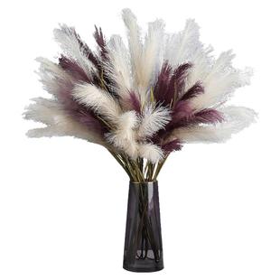 LIVETAI北欧ins网红大芦苇草仿真花假花拍照道具轻奢装饰摆件花束