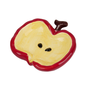 陶瓷沥水苹果肥皂盒创意香皂盒置物架卫生间浴室家用不积水皂碟托