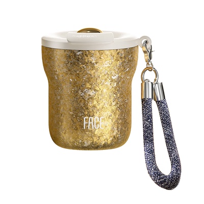 face便携小巧纯钛保温杯钛杯