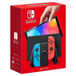 日本直邮Nintendo任天堂switch NS OLED屏幕7寸红蓝/白色手柄主机