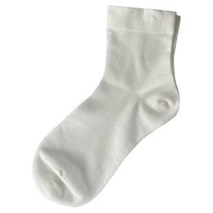 月子袜子产后春夏纯棉松口夏季薄款宽松长款孕妇中筒堆堆袜纯色