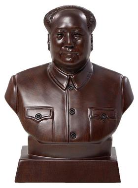 黑檀木雕木雕毛泽东主席摆件