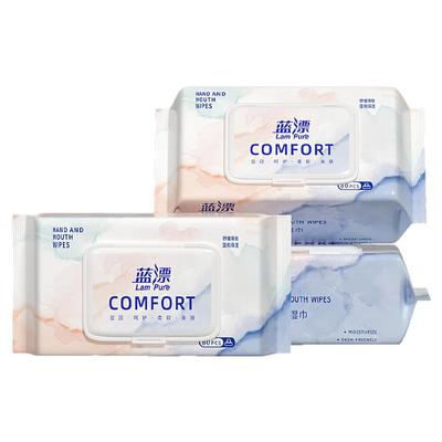 80抽婴儿手口专用湿巾擦屁股新生宝宝幼儿童湿纸巾家用大包实惠装