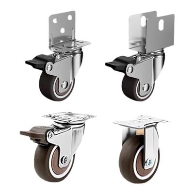 静音万向轮橡胶家具移动滑轮底座