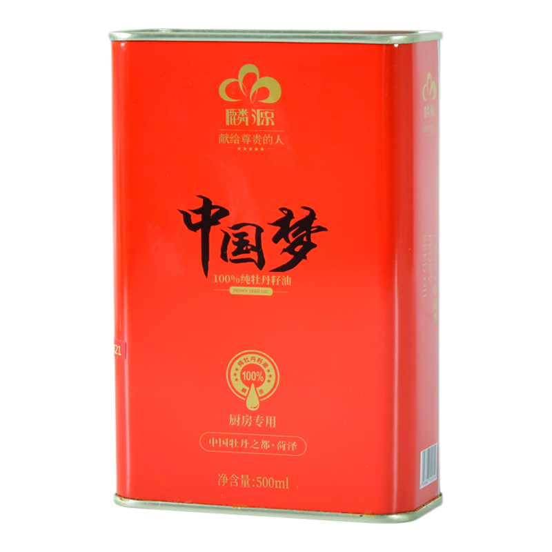 菏泽特产麟源纯牡丹籽油1L实惠装