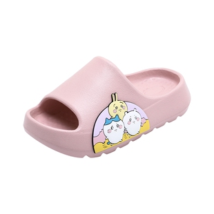 乌萨奇女童拖鞋儿童夏季家居室内女孩宝宝公主防滑防臭家用大童软