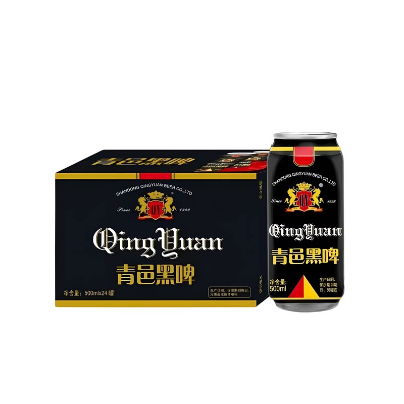 青邑10度黑啤500ml*24罐精酿啤酒