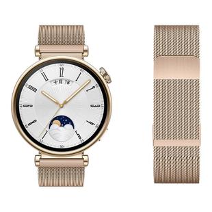 适用华为GT6手表表带gt5新款gt4米兰尼斯gt3运动透气GT3双磁吸pro女士钢带gt2表链回环式男女生秋冬轻奢腕带