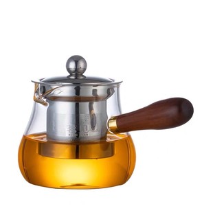 加厚侧把公道杯茶漏一体套装耐热玻璃公杯茶海分茶器过滤功夫茶具