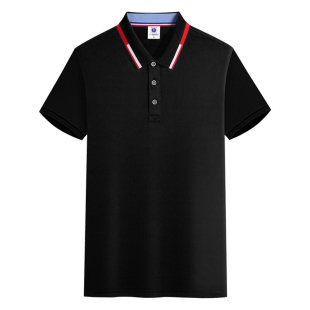 翻领短袖工作服定制Polo衫印字印logo装饰公司团建文化衫工衣刺绣