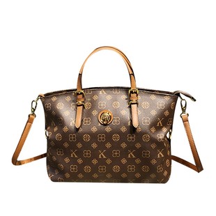 香港品牌包包女款复古高级手提包2025款大容量真皮单肩斜挎托特包