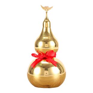 黄铜葫芦仿古铜器工艺品厂家直销商务礼品家居摆件八卦铜葫芦包邮