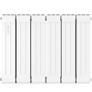 圣劳伦斯双水道暖气片铜铝复合家用水暖散热片壁挂式120*60款明装