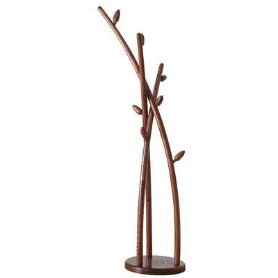 家用不占空间树杈挂玄关卧室实木