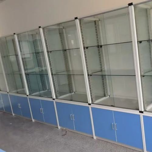 实验室铝木仪器柜阶梯药品柜试剂器皿柜全木仪器柜PP仪器柜展示柜