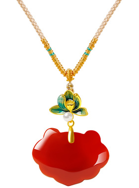 宫里上新天然正品红玛瑙项链