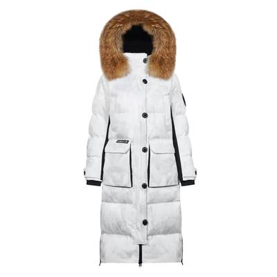 波司登工装风长款过膝鹅绒服女