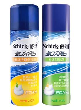 schick舒适剃须泡泡沫