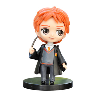 Q版扫把小哈利波特赫敏乔治罗恩斯内普教授手办模型公仔摆件周边