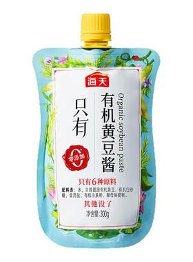 海天零添加有机黄豆酱