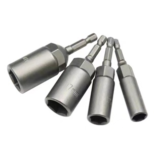 电动扳手套筒头加深内六角加长风批套筒手电钻强磁螺丝刀批头套装